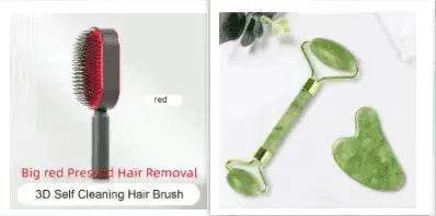Self Cleaning Hair Brush For Women key Massage Scalp - Velora