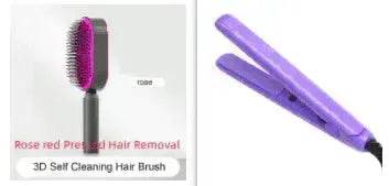 Self Cleaning Hair Brush For Women key Massage Scalp - Velora