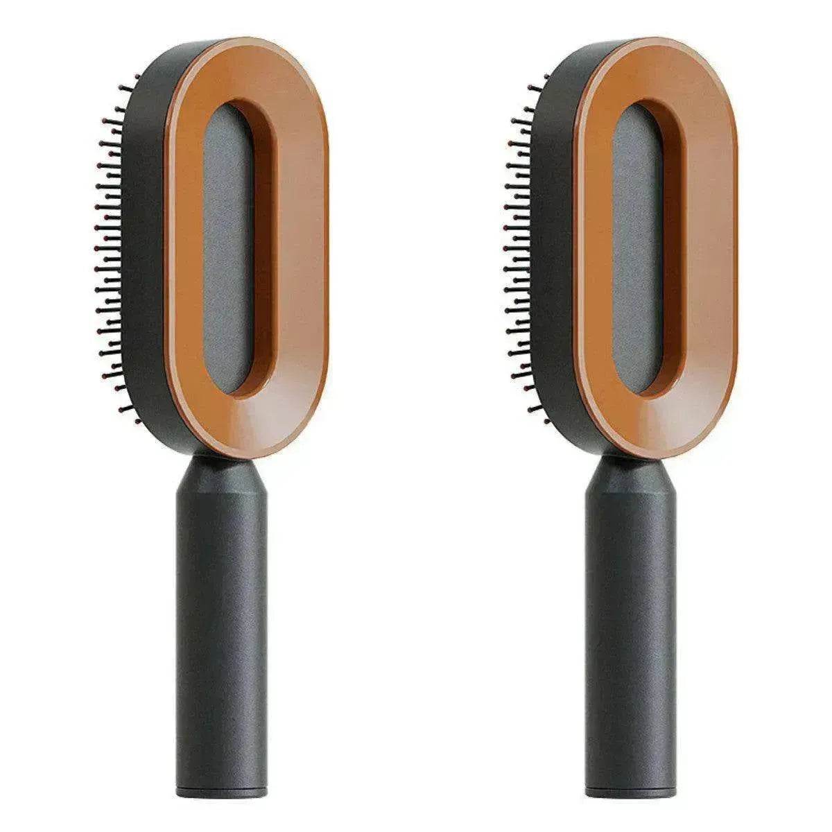 Self Cleaning Hair Brush For Women key Massage Scalp - Velora