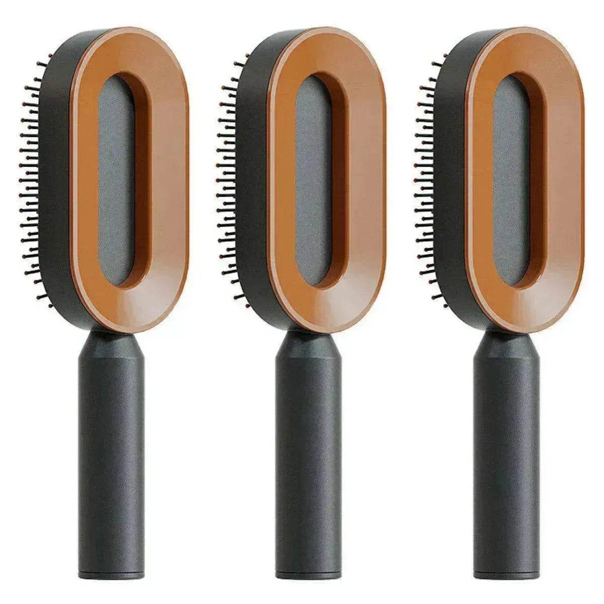 Self Cleaning Hair Brush For Women key Massage Scalp - Velora