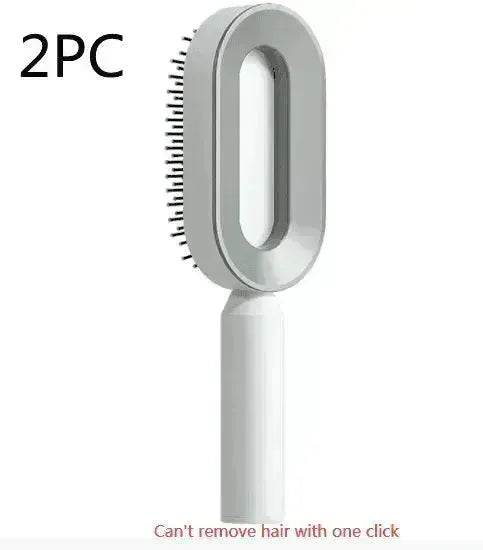 Self Cleaning Hair Brush For Women key Massage Scalp - Velora