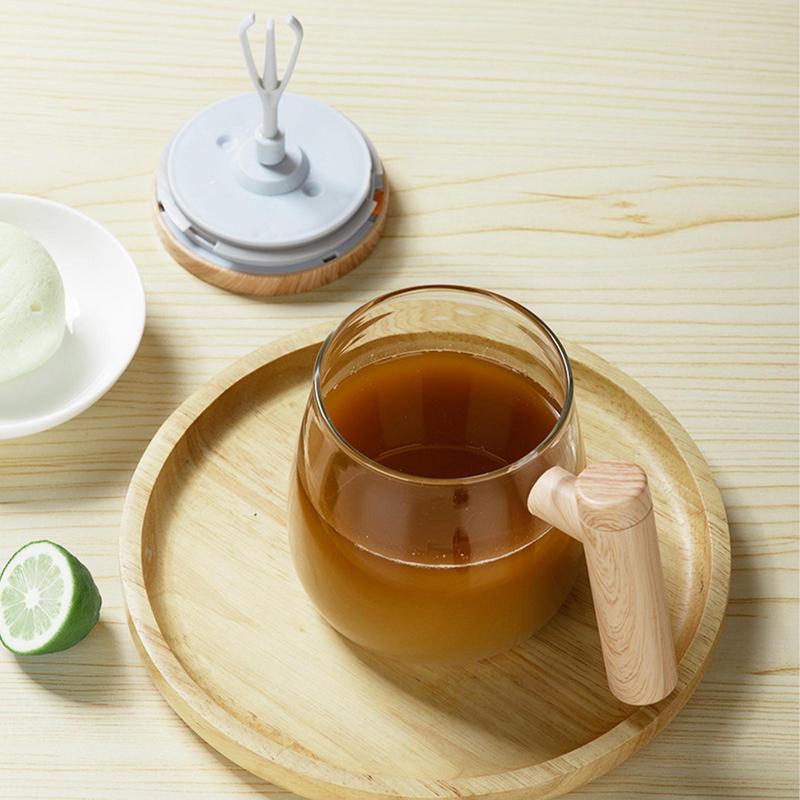 Self Stirring Bamboo Mug - Velora Luxury Fashion
