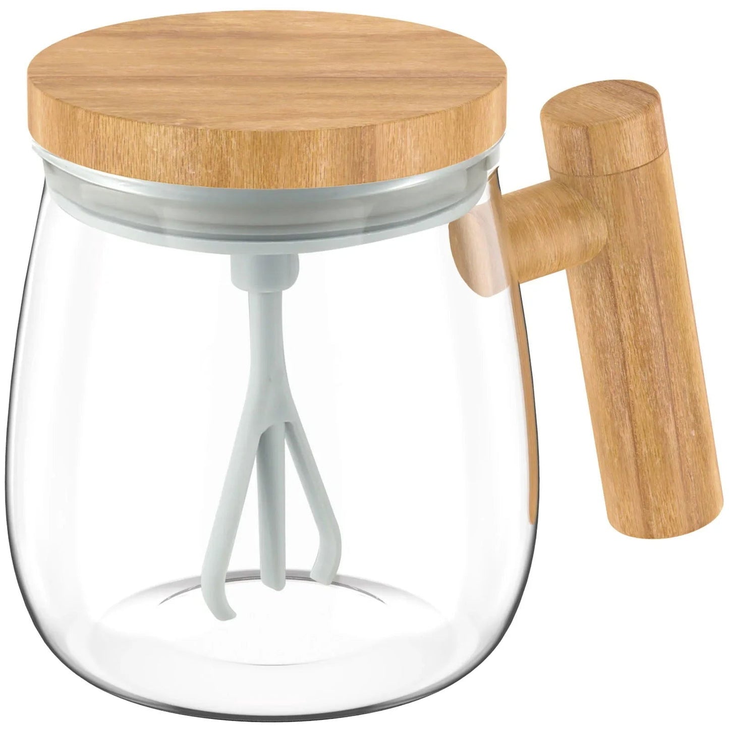 Self Stirring Bamboo Mug - Velora Luxury Fashion