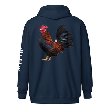 Serama Unisex heavy blend zip bunny hug (hoodie) - Velora Luxury Fashion