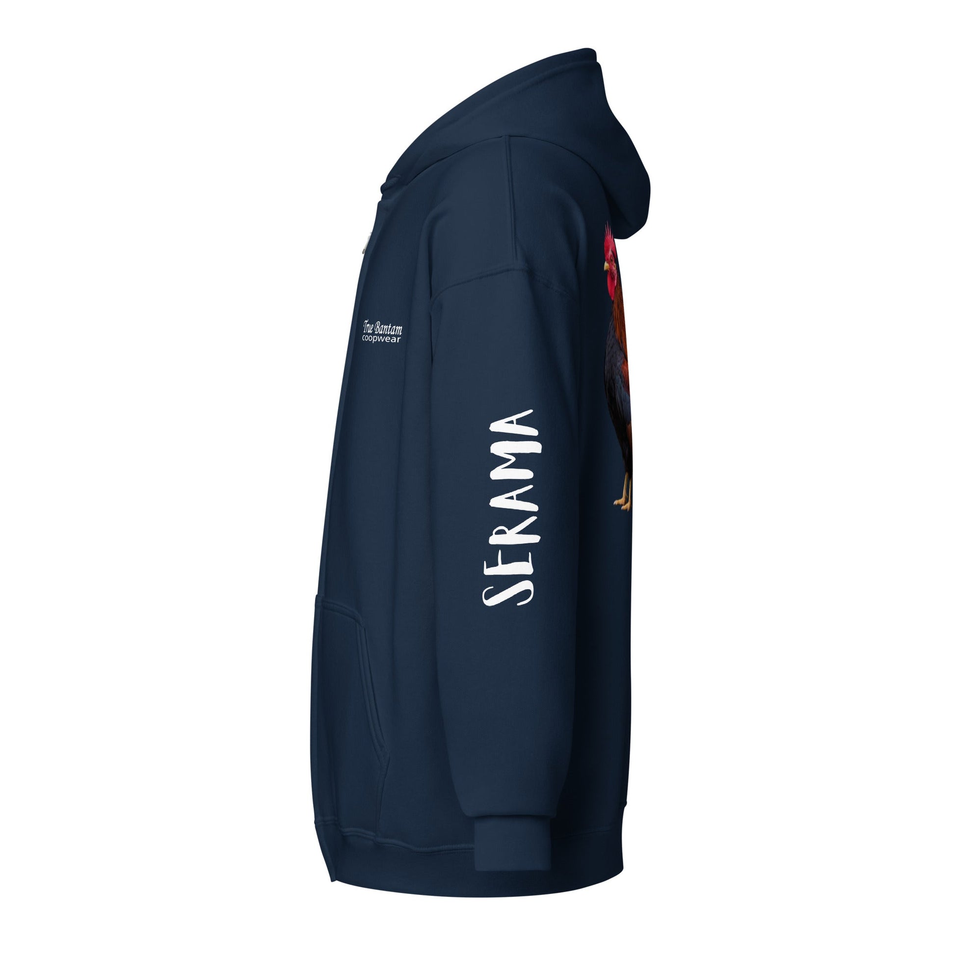 Serama Unisex heavy blend zip bunny hug (hoodie) - Velora Luxury Fashion
