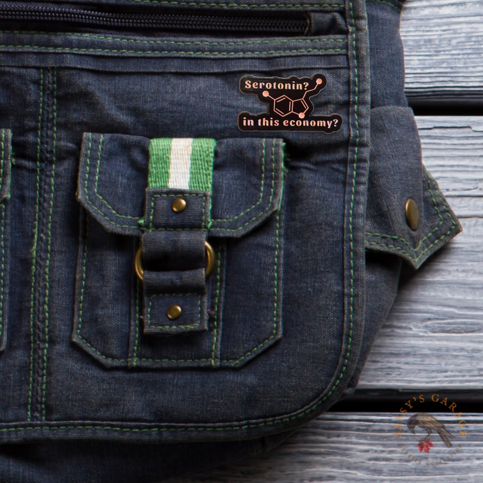 Serotonin? In This Economy? | Collectible Pin - Velora