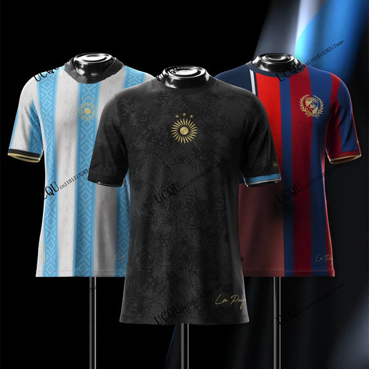 Messi Argentina Spain 2025-26 #10 La Pulga Jersey New Arrival Fan Perimeter Soccer Casual Jersey T-shirt Adults KIDs Legends Velora