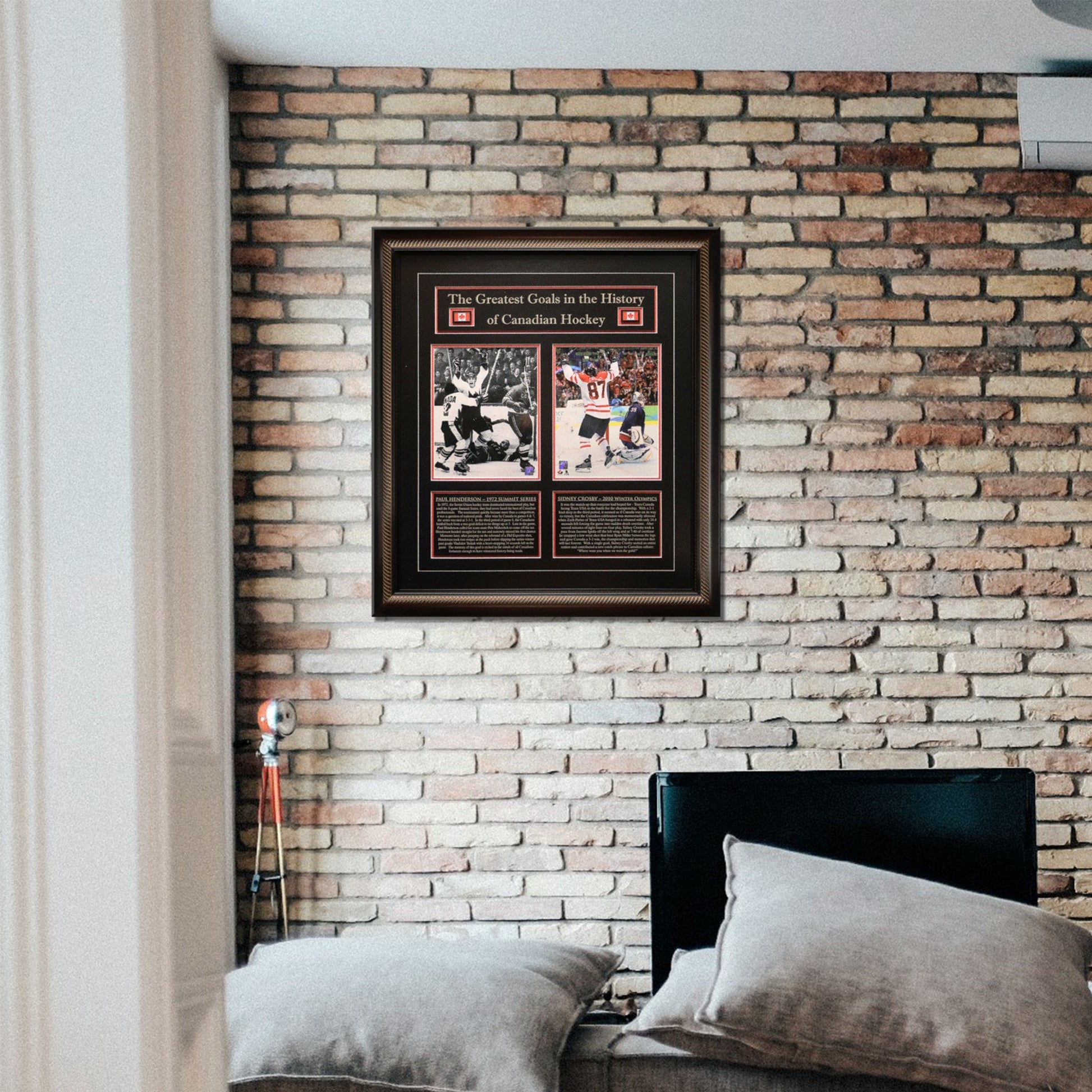 Sidney Crosby and Paul Henderson Framed 8x10 Canada's Greatest Goal Photos - Velora Luxury Fashion