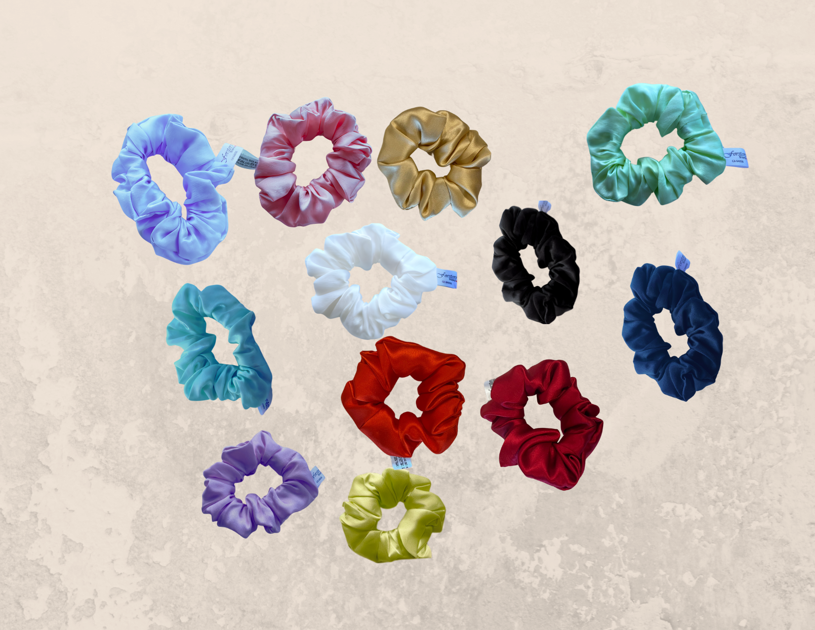 Silk Hair Scrunchie Azure - Velora Luxury Fashion