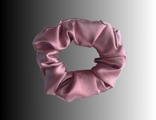 Silk Hair Scrunchie Mauve - Velora Luxury Fashion