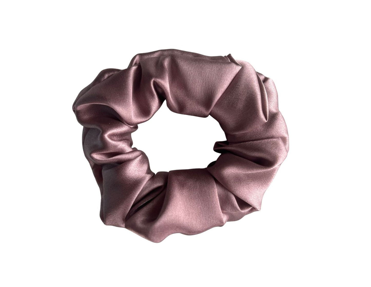 Silk Hair Scrunchie Mauve - Velora Luxury Fashion