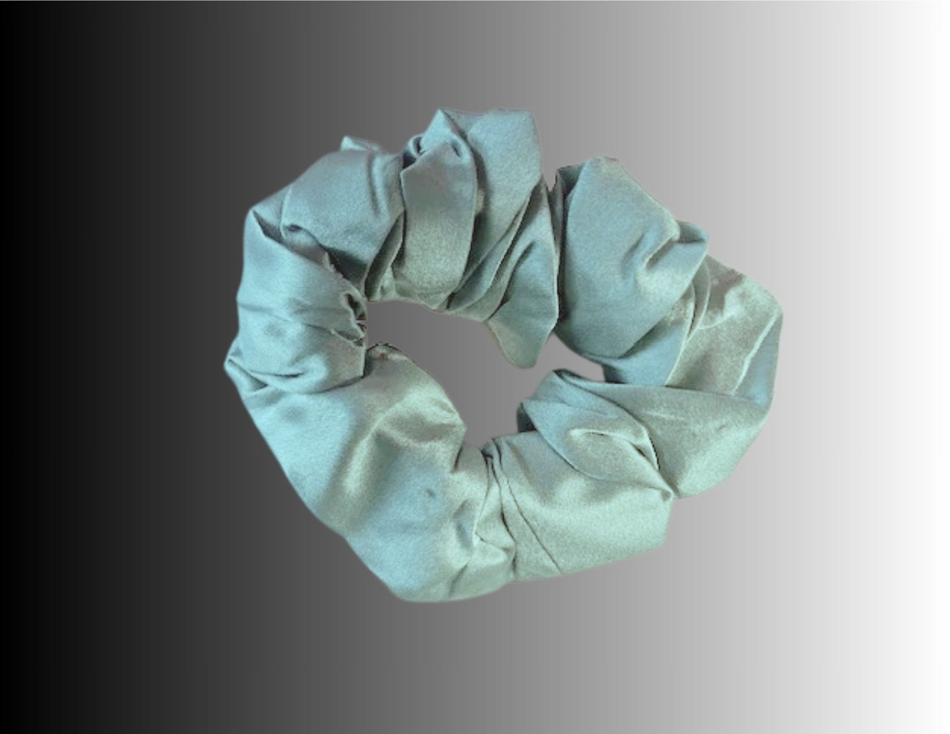 Silk Hair Scrunchie Sage - Velora Luxury Fashion