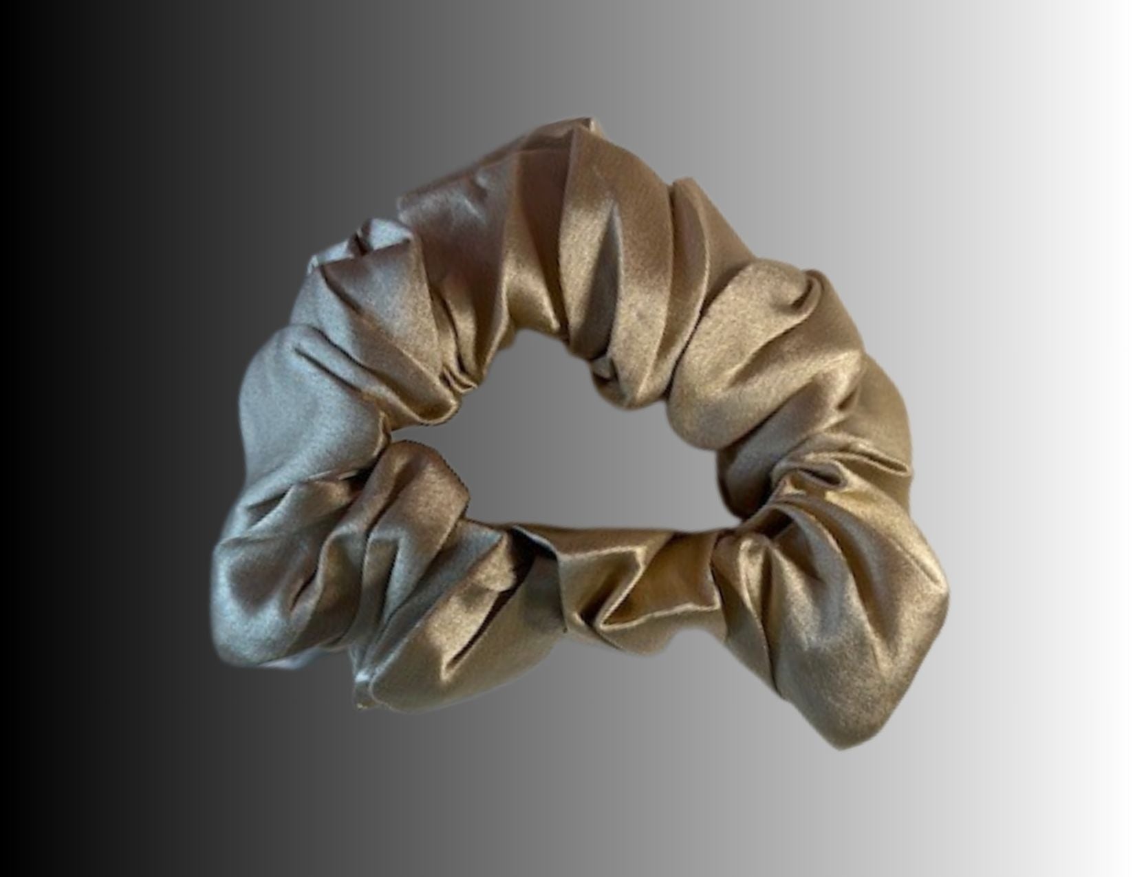 Silk Hair Scrunchie Sand - Velora Luxury Fashion