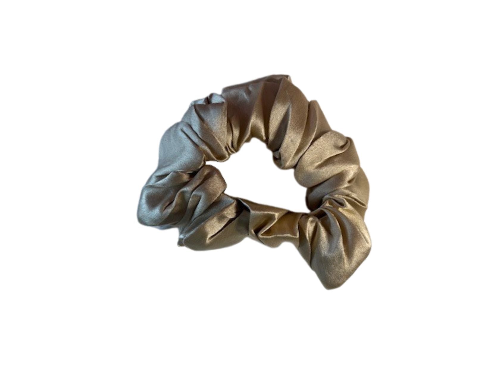 Silk Hair Scrunchie Sand - Velora Luxury Fashion