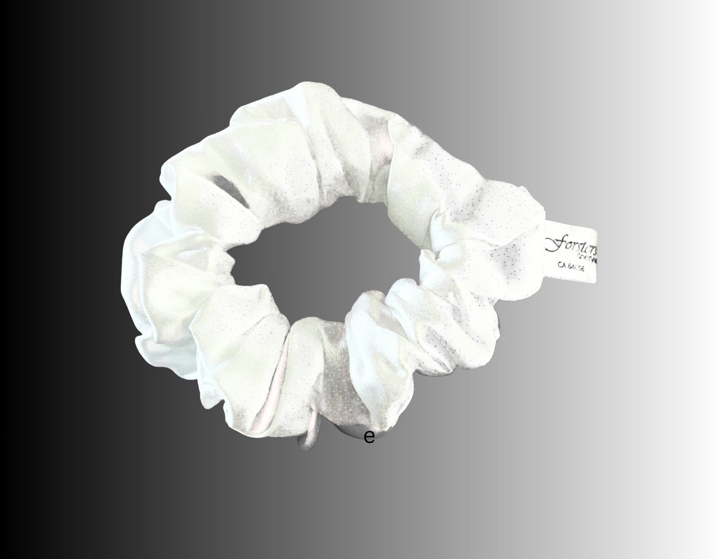 Silk Hair Scrunchie White - Velora Luxury Fashion
