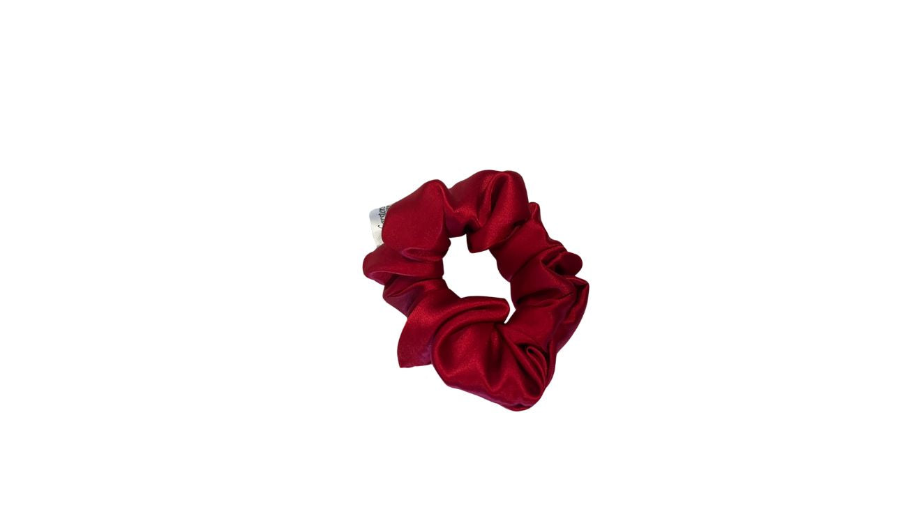 Silk Hair Scrunchie Wine - Velora Luxury Fashion