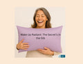 Silk Pillowcase  Lilac (Envelope Style) - Velora Luxury Fashion