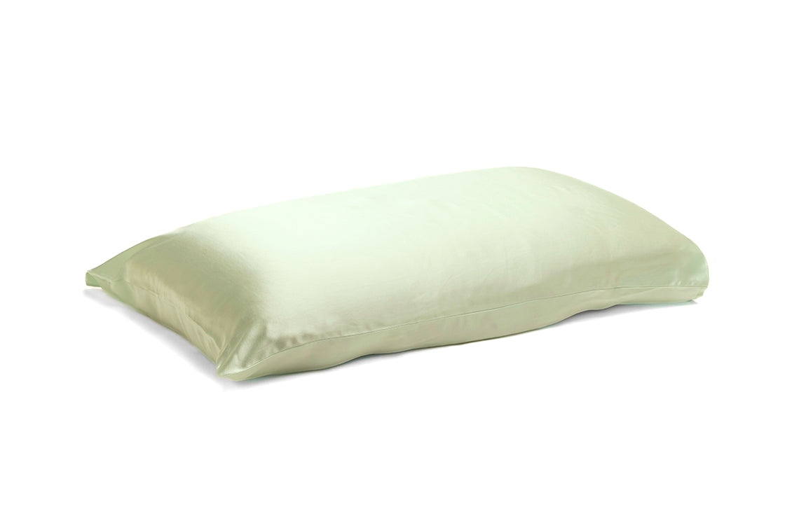 Silk Pillowcase Mint (Envelope Style) - Velora Luxury Fashion