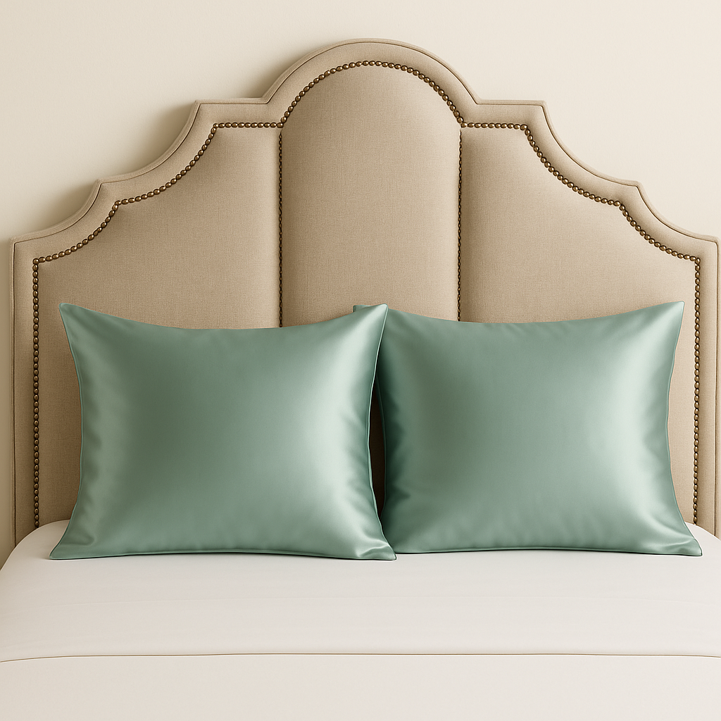Silk Pillowcase Sage (Envelope Style) - Velora Luxury Fashion