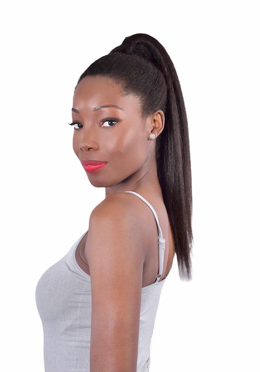 Silk Press - Drawstring Ponytail - Velora Luxury Fashion