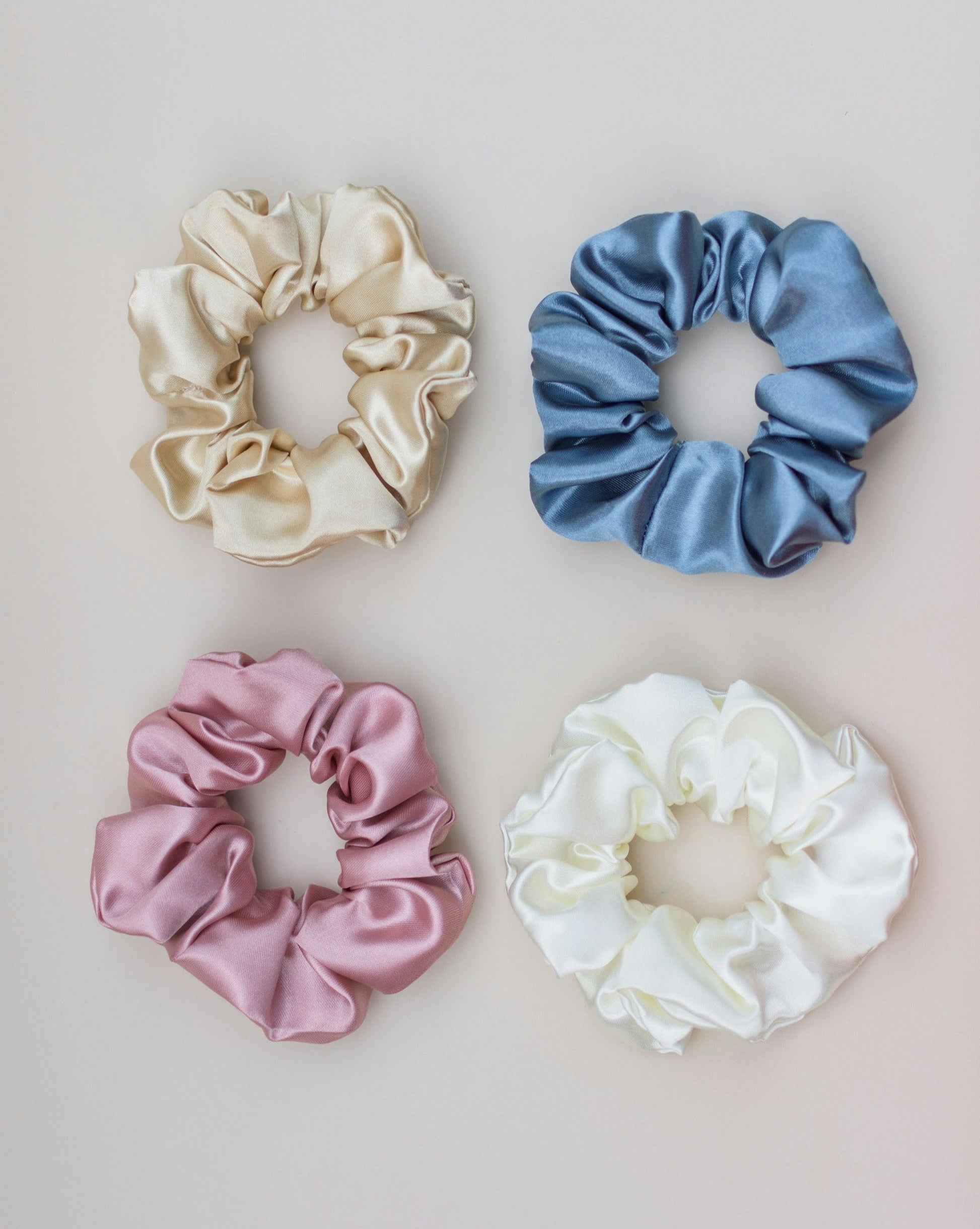 Silk Scrunchies - Velora Luxury Fashion