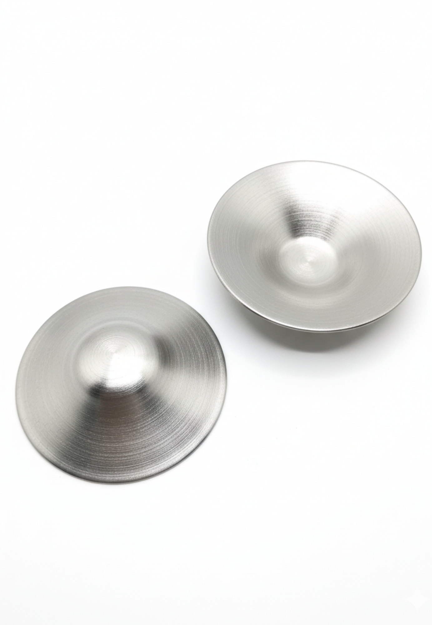 Silver Nursing Cups - Velora Luxury Fashion