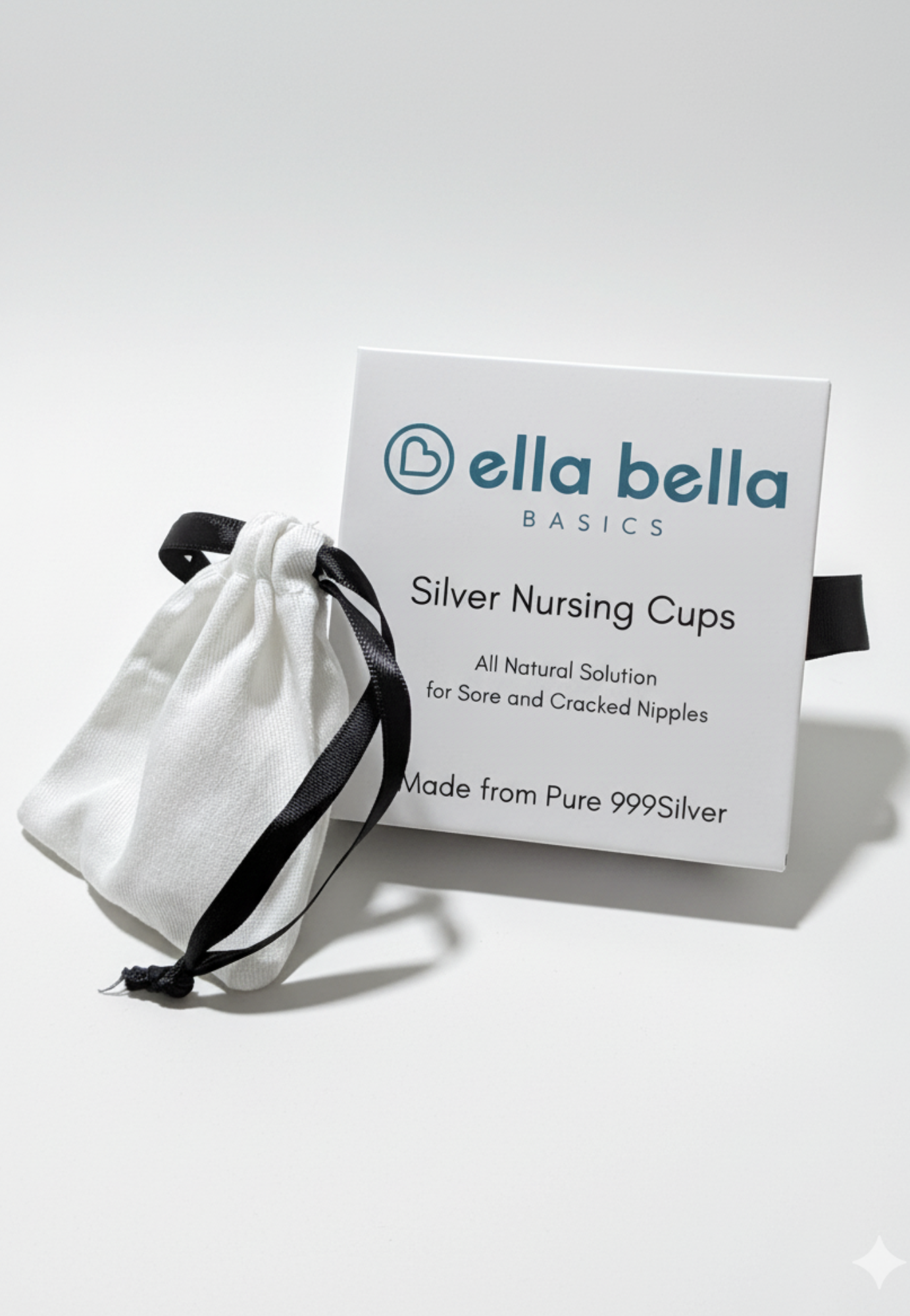 Silver Nursing Cups - Velora Luxury Fashion