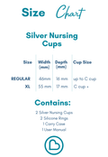 Silver Nursing Cups - Velora Luxury Fashion