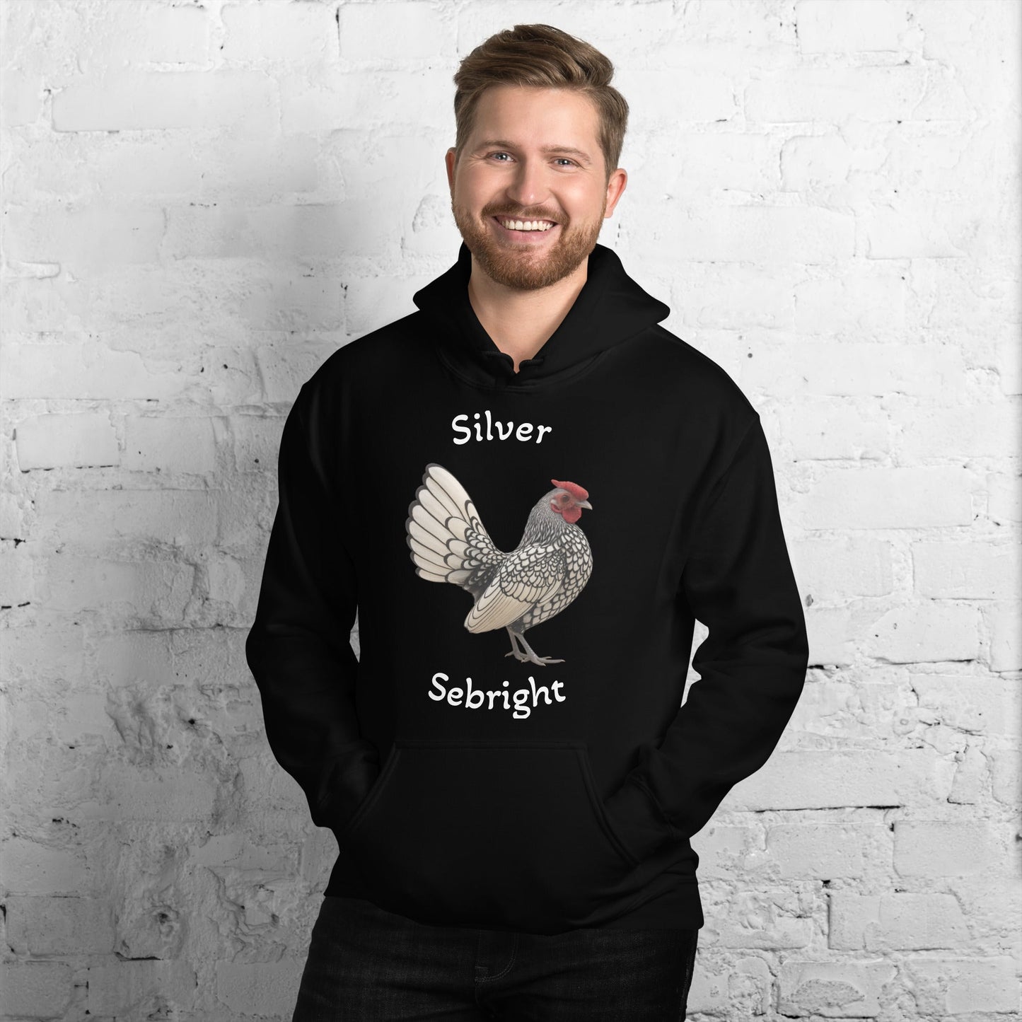 Silver Sebright Unisex bunny hug (hoodie) - Velora Luxury Fashion
