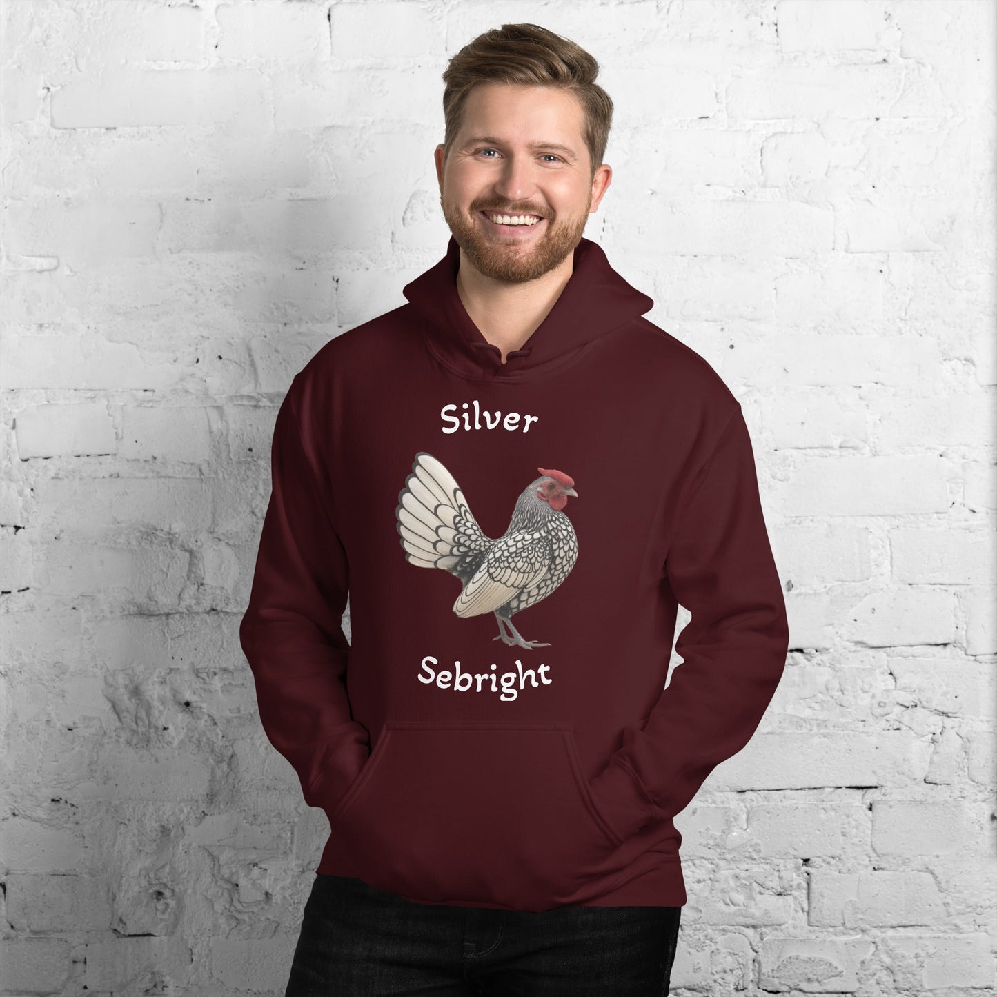 Silver Sebright Unisex bunny hug (hoodie) - Velora Luxury Fashion