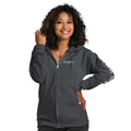 Silver Sebright Unisex heavy blend zip bunny hug (hoodie) - Velora Luxury Fashion