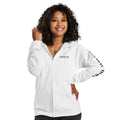Silver Sebright Unisex heavy blend zip bunny hug (hoodie) - Velora Luxury Fashion