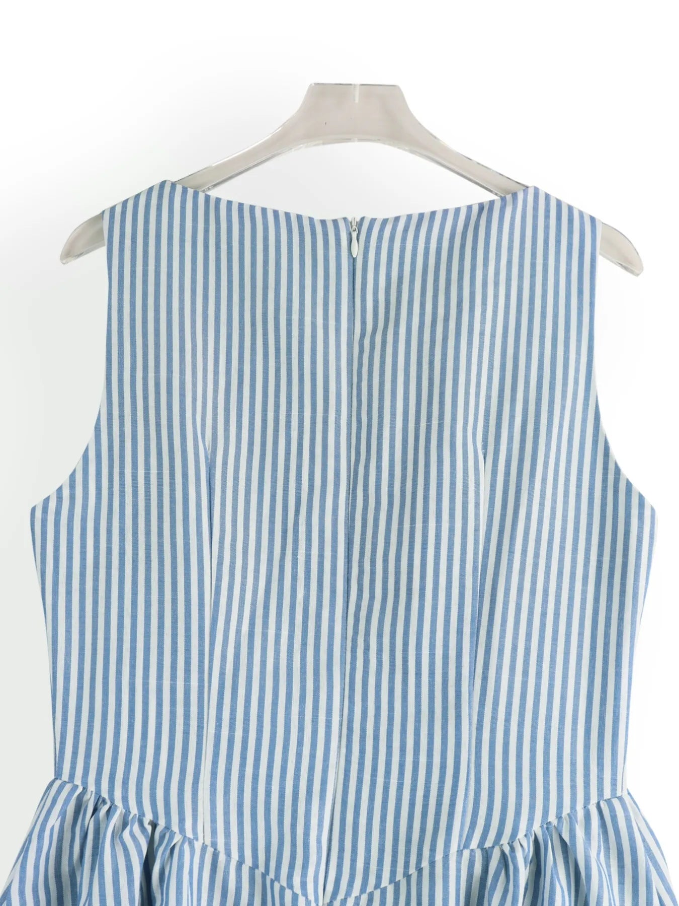 Sleeveless Striped Midi Dress - Velora Luxury Fashion