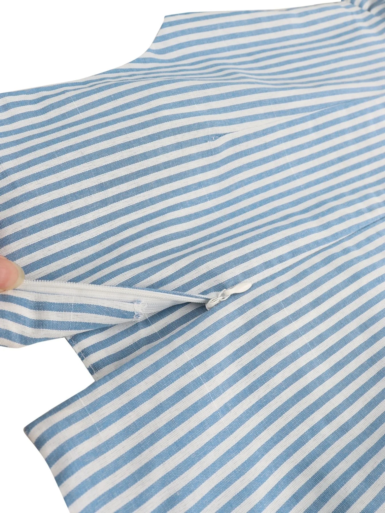 Sleeveless Striped Midi Dress - Velora Luxury Fashion