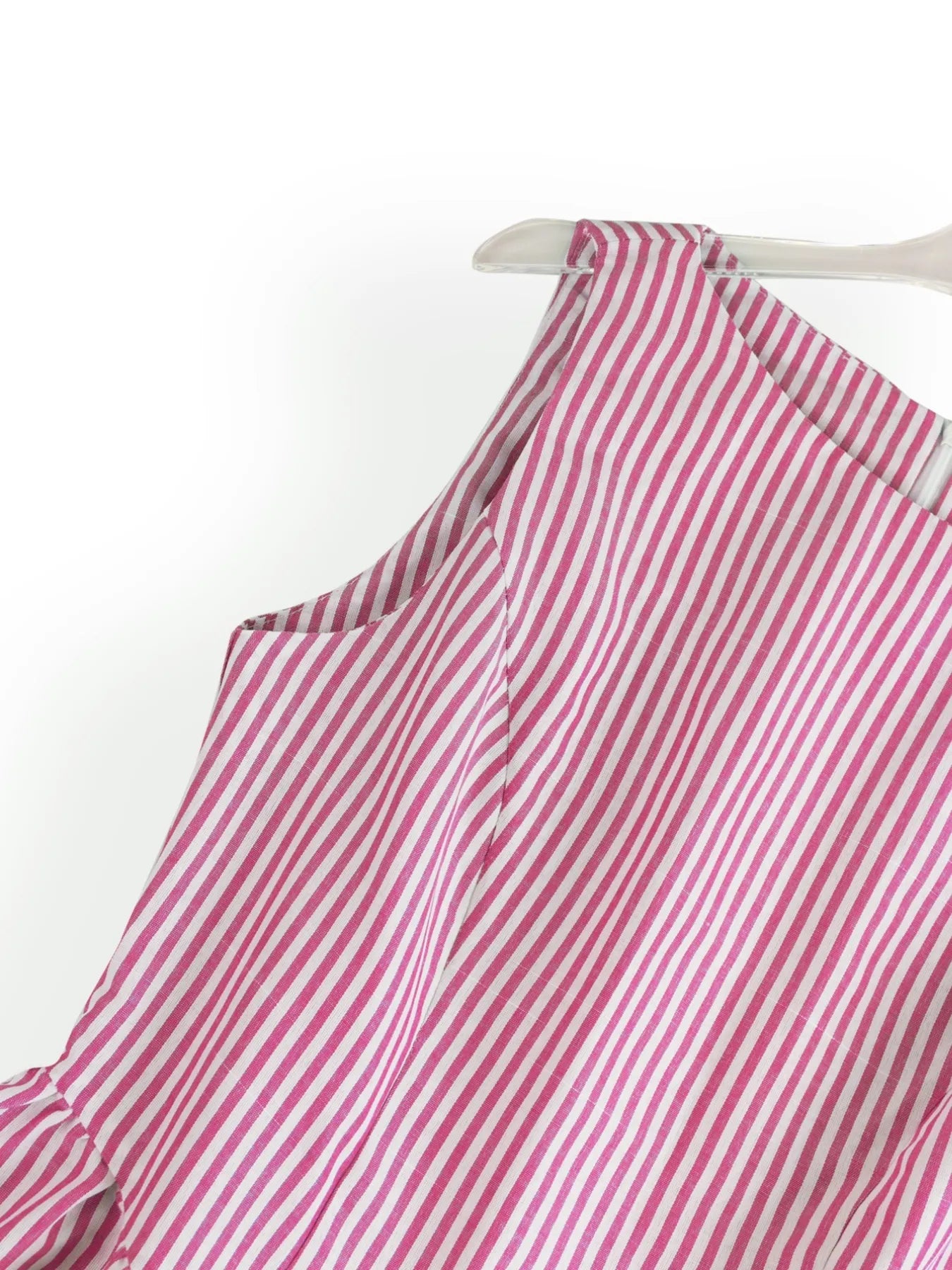 Sleeveless Striped Midi Dress - Velora Luxury Fashion