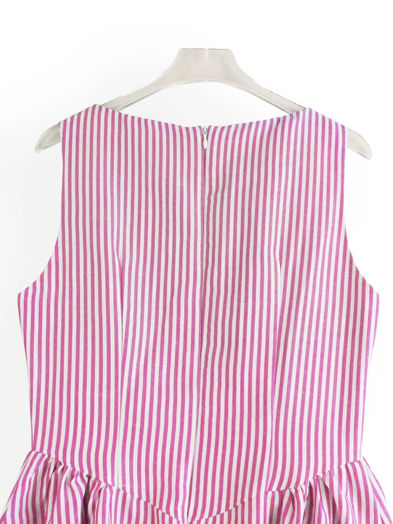 Sleeveless Striped Midi Dress - Velora Luxury Fashion