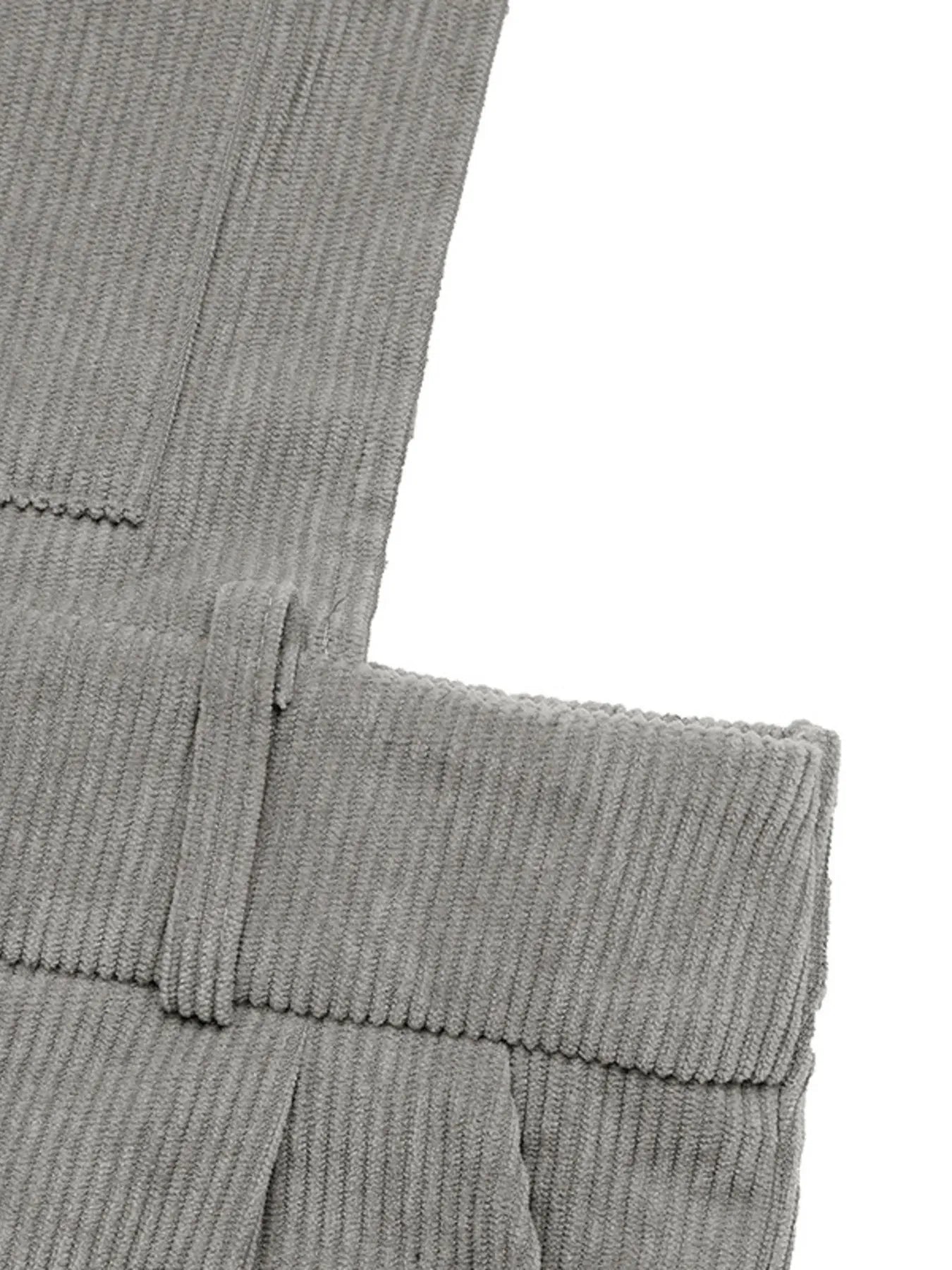 Slit Wide Leg Overalls with Pockets - Velora Luxury Fashion