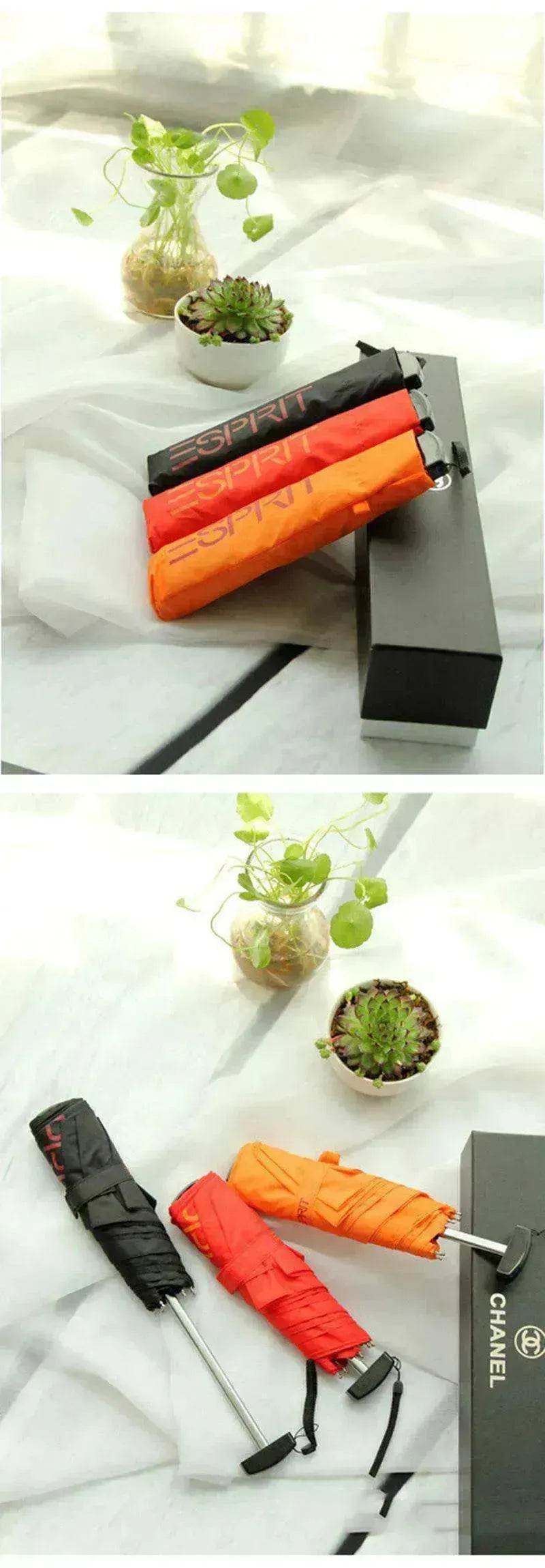 Small Foldable Pencil Umbrella - Sun & Rain Gear - Velora