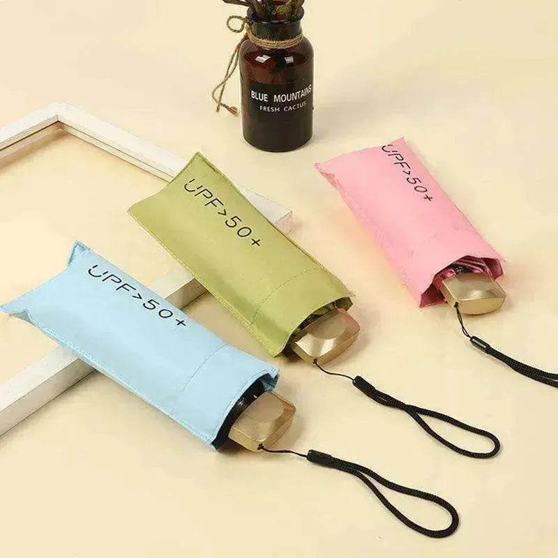 Small and Portable Umbrella Dual-use Folding Five-fold Umbrella - Velora