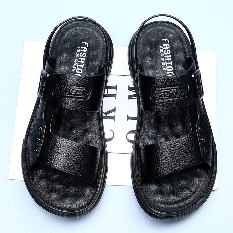 Soft Leather Men's Casual Beach Shoes Latex Pad EX-STOCK Canada