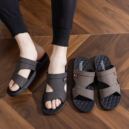 Soft Non-slip Waterproof And Hard-wearing Casual Double-use Men's Rubber Shoes EX-STOCK Canada