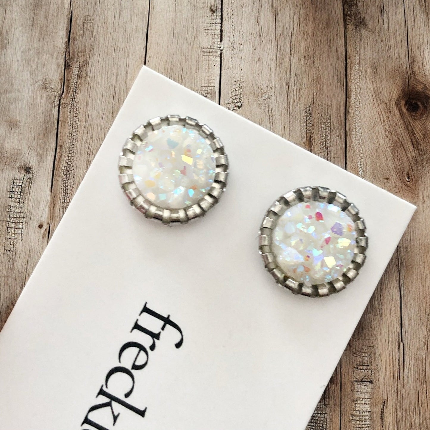 Sparkly Spring Studs 10mm - Velora Luxury Fashion