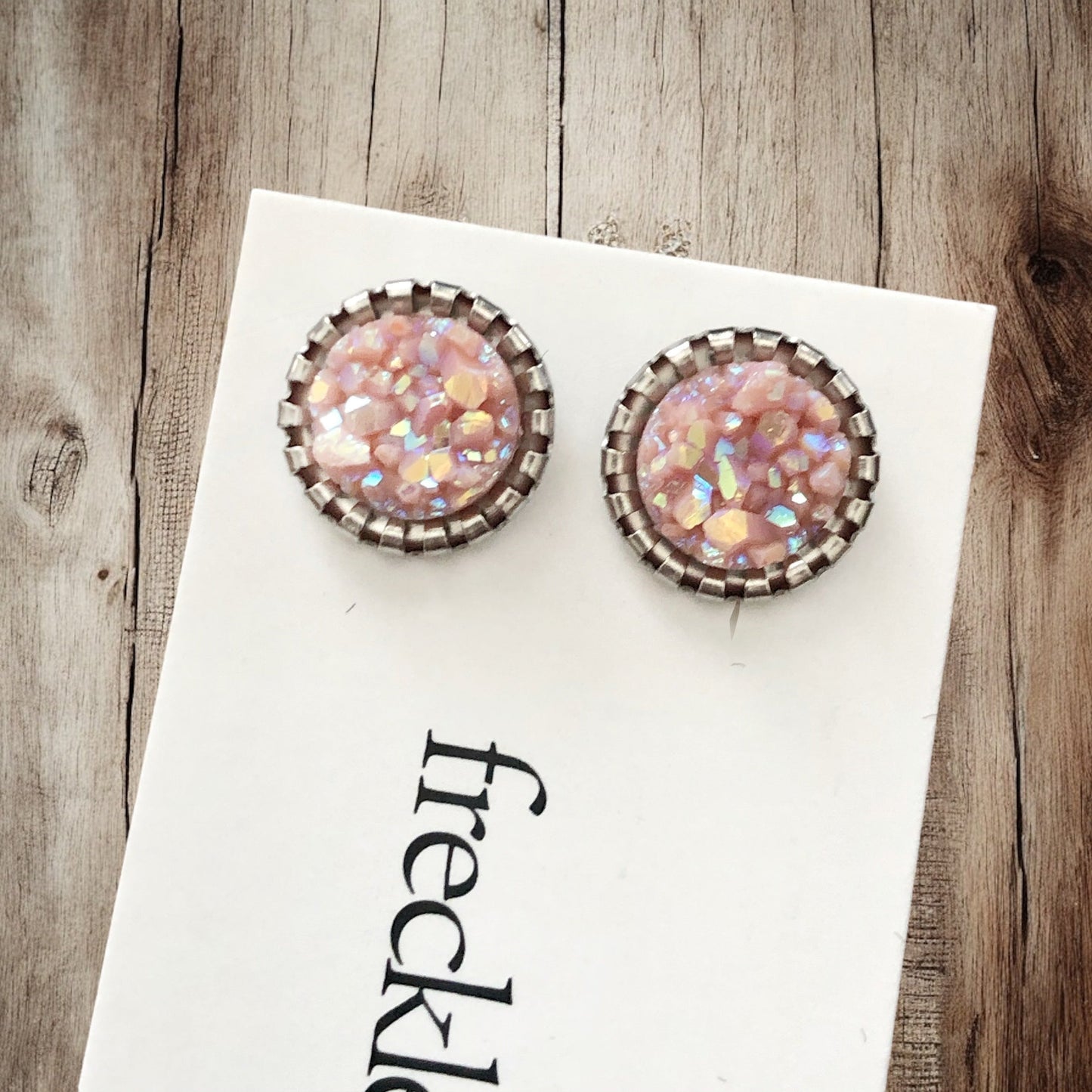 Sparkly Spring Studs 10mm - Velora Luxury Fashion