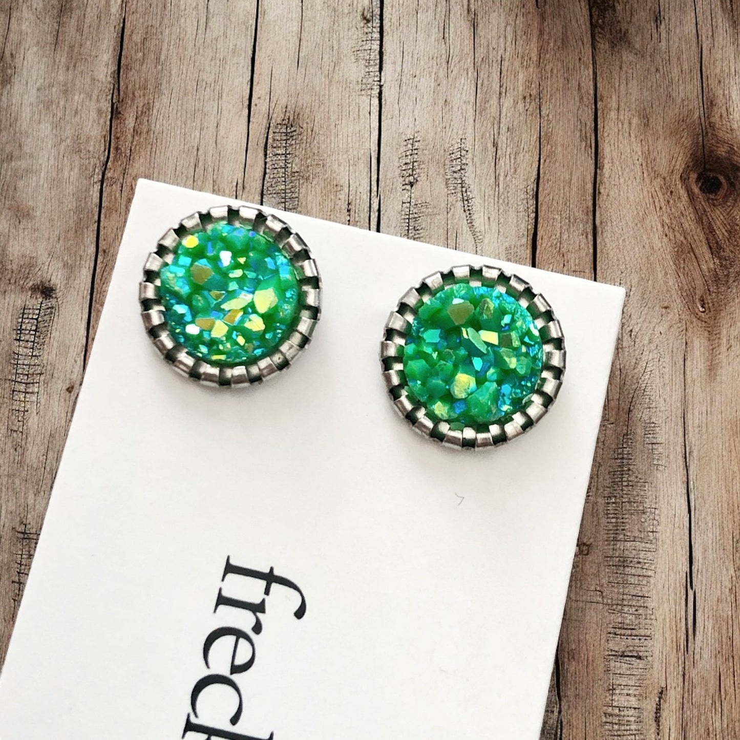 Sparkly Spring Studs 10mm - Velora Luxury Fashion