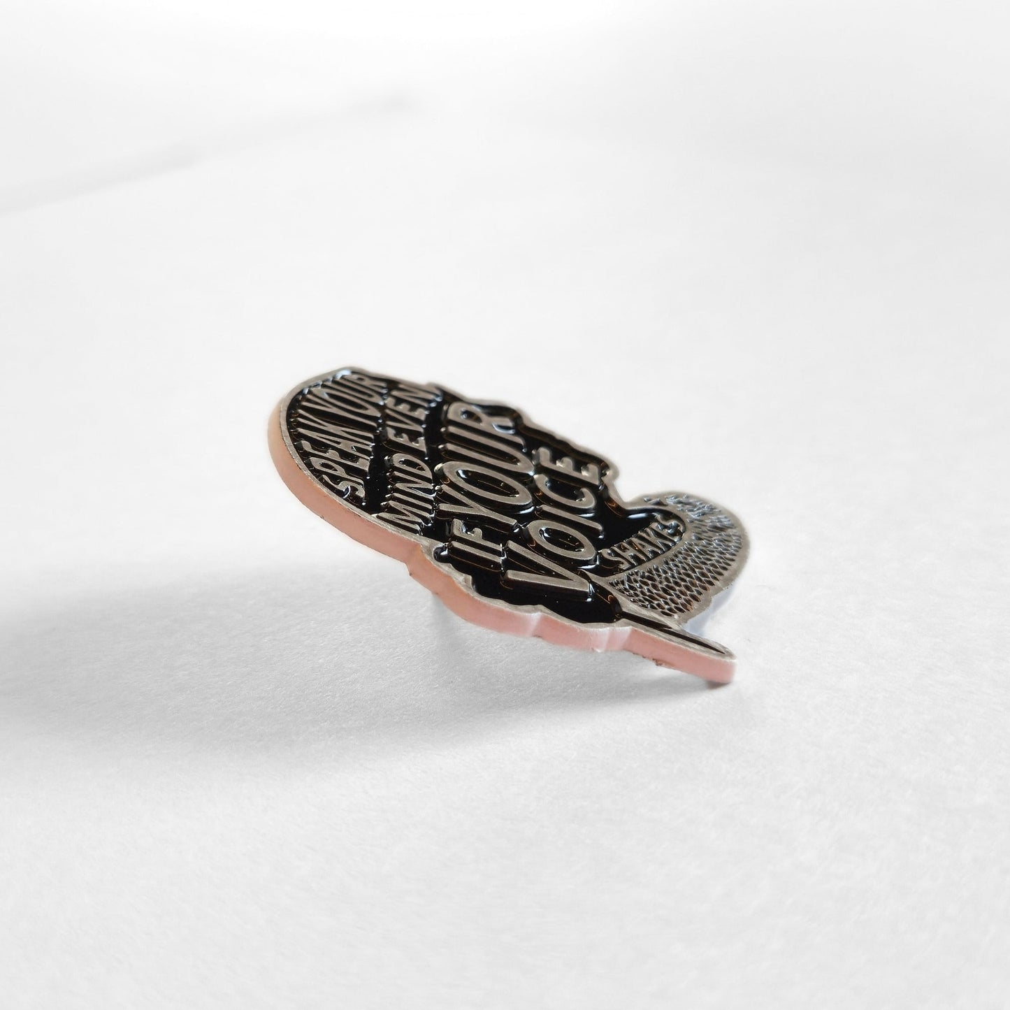 Speak Your Mind Even If Your Voice Shakes | Collectible Pin - Velora