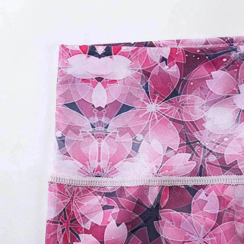 Women's Printed Yoga Pants – High Waist Gym Leggings for Running & Fitness (S–XL)