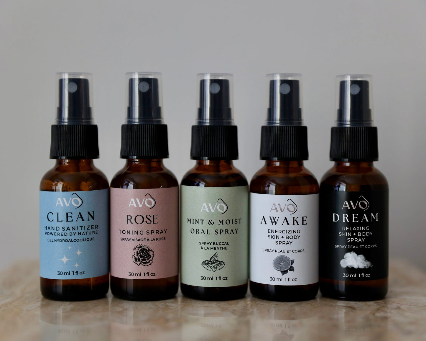 Spray Collection Set  5x 1oz - Velora Luxury Fashion