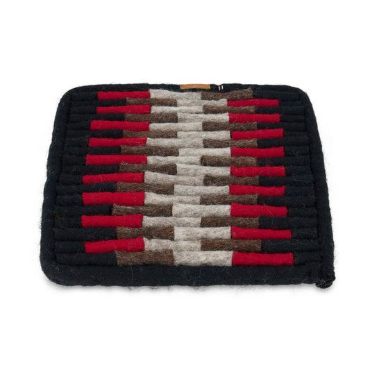 Square Dori Trivet - Red - Velora Luxury Fashion