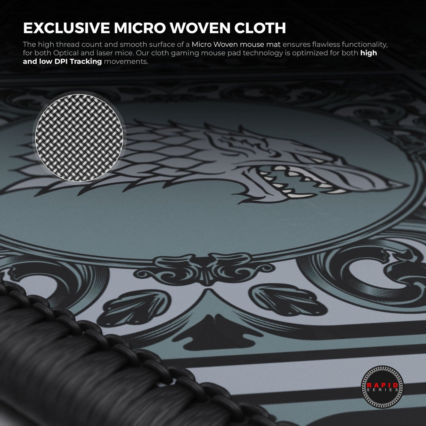 House Stark Gaming Mouse Pad - Velora