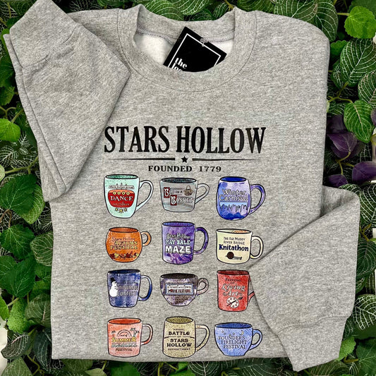 Stars Hollow Event Mug Crew (Gray) - Velora Luxury Fashion